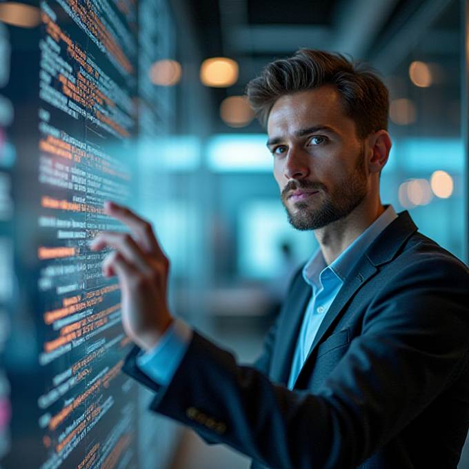 Animation graphique sur le potentiel d'investissement dans une crypto monnaie